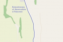 Remontowana ul. Skowronków w Puńcowie